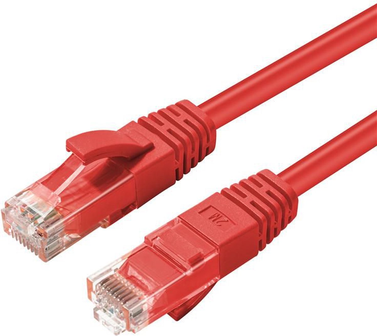 Microconnect MC-UTP6A005R netwerkkabel Rood 0,5 m Cat6a U/UTP (UTP)