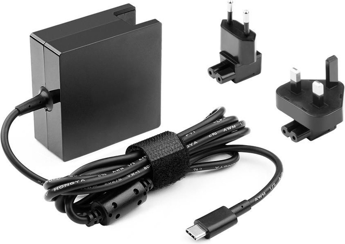CoreParts MBXLE-AC0016 netvoeding & inverter Binnen 65 W Zwart