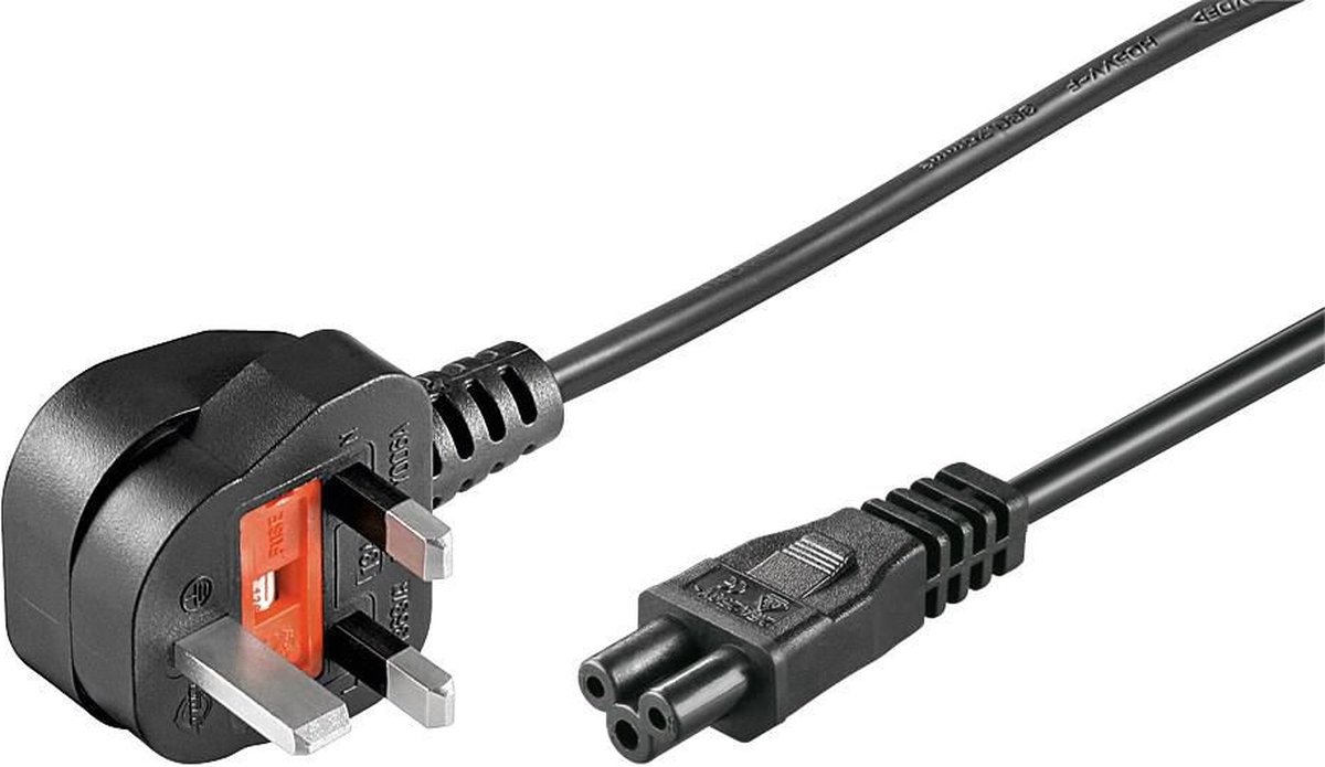 Microconnect PE090810 electriciteitssnoer Zwart 1 m C5 stekker