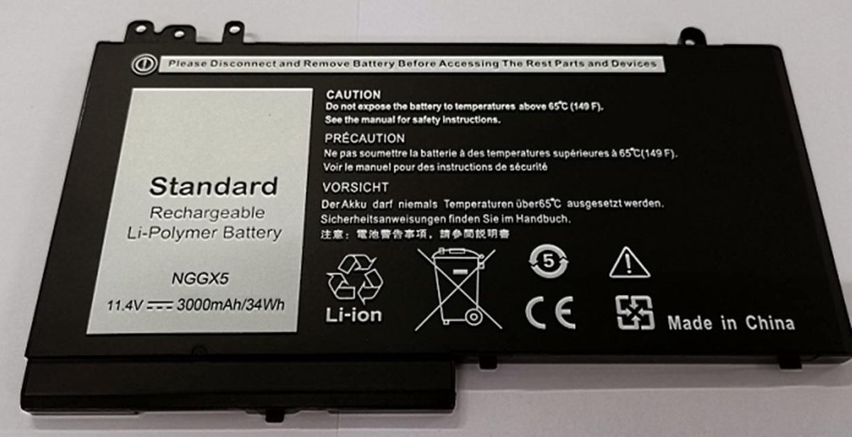 CoreParts MBXDE-BA0171 laptop reserve-onderdeel Batterij/Accu