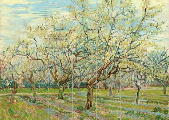 IXXI De witte boomgaard - Vincent van Gogh - Wanddecoratie - 100 x 140 cm