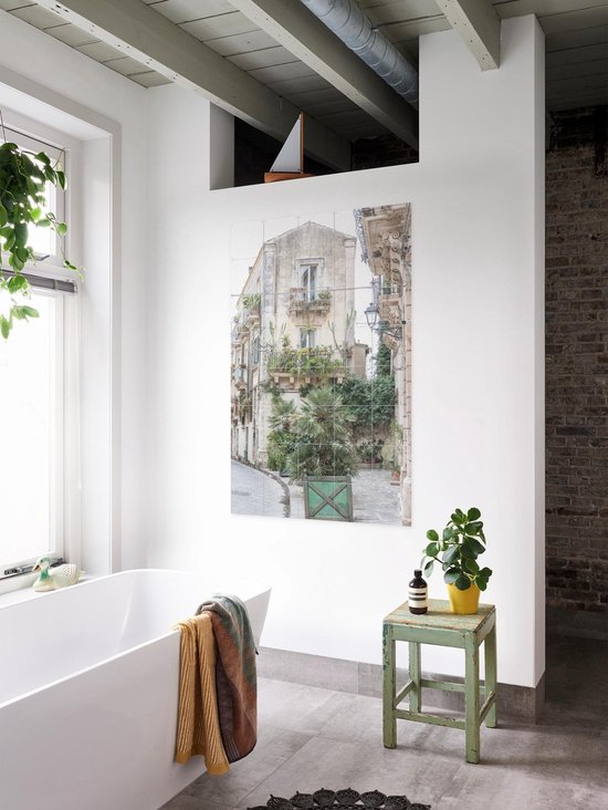 IXXI Scène de Rue Botanique - Décoration murale - Fleurs et Plantes - 100 x 140 cm