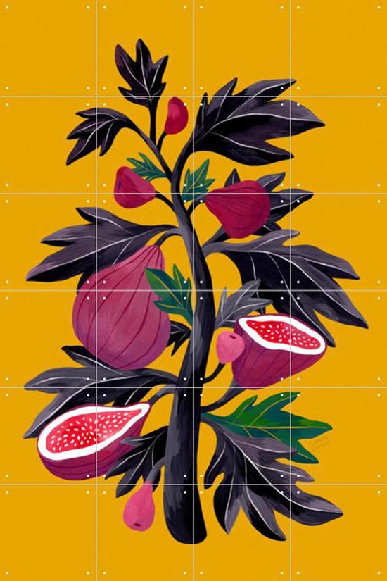 IXXI Fig Tree - Wanddecoratie - Eten en Drinken - 80 x 120 cm