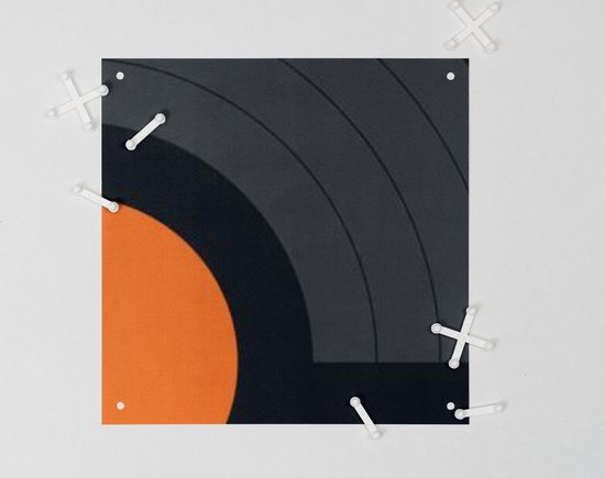 IXXI Record Player - Décoration murale - Vintage - 140 x 100 cm