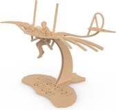Ilo Build 3D Houten Modelbouw Lilienthal's Glider, NUI-107, 22x18x15cm