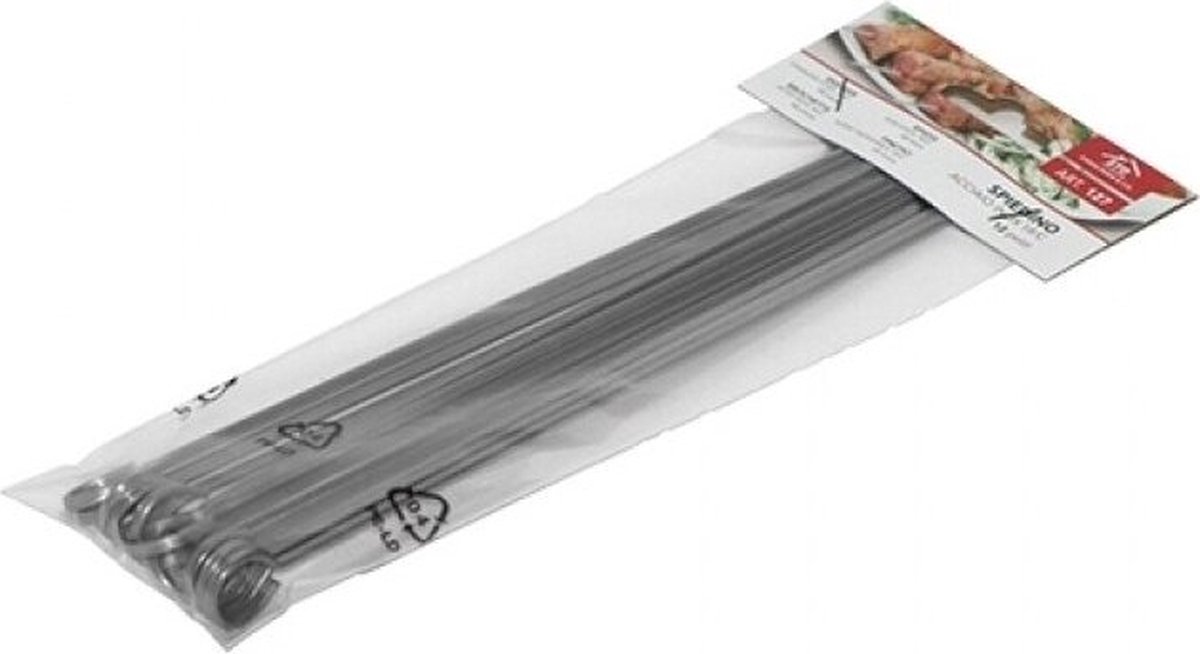 Satepen RVS 30 cm - 12 stuks