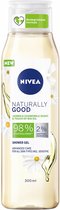 3x Nivea Shower Naturally Good Jasmin & Chamomile 300 ml