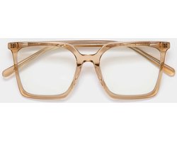 GLAS Adella leesbril sterkte +2.50 Caramel - Acetaat - Core-wire - Groot D-vormig montuur