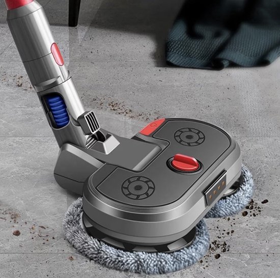 Elektrische Mop Dweil voor Dyson Steelstofzuiger - Dweilsysteem voor V7 / V8 / V10 / V11 series - Vloerwisser - Vloermop
