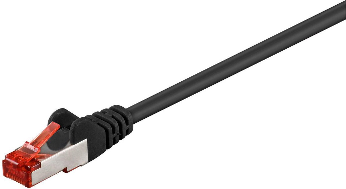 Microconnect STP625S netwerkkabel Zwart 25 m Cat6 F/UTP (FTP)