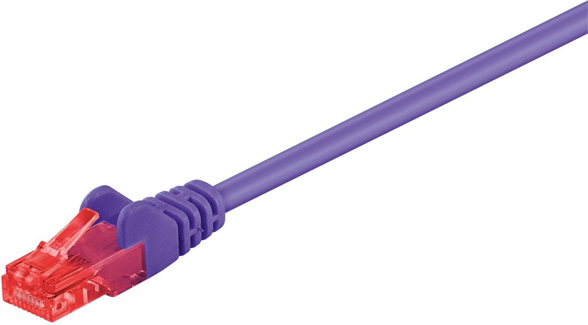 Microconnect UTP Cat6, 3m netwerkkabel U/UTP (UTP) Paars