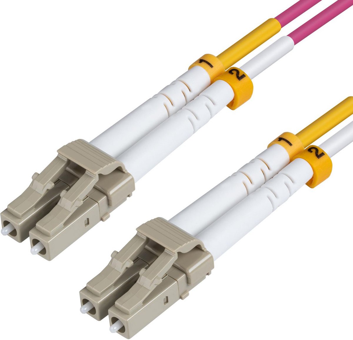 Microconnect FIB440402.5P InfiniBand en Glasvezelkabel 2,5 m LC Roze