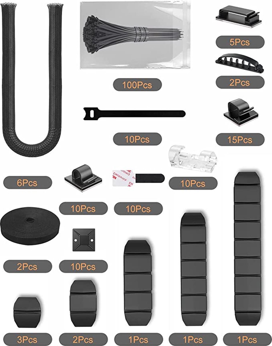 Kit de bureau de conduit de câble de grande capacité, gestion des