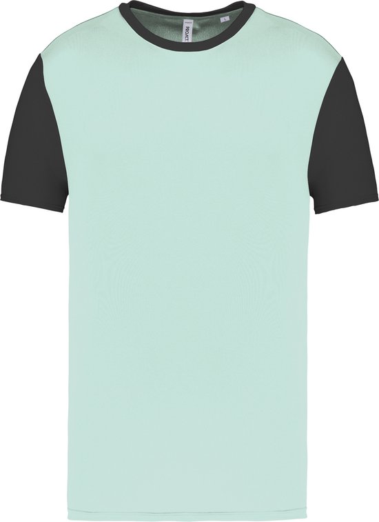 Maillot homme bicolore à manches courtes ' Proact' Ice Mint/Dark Grey - 3XL