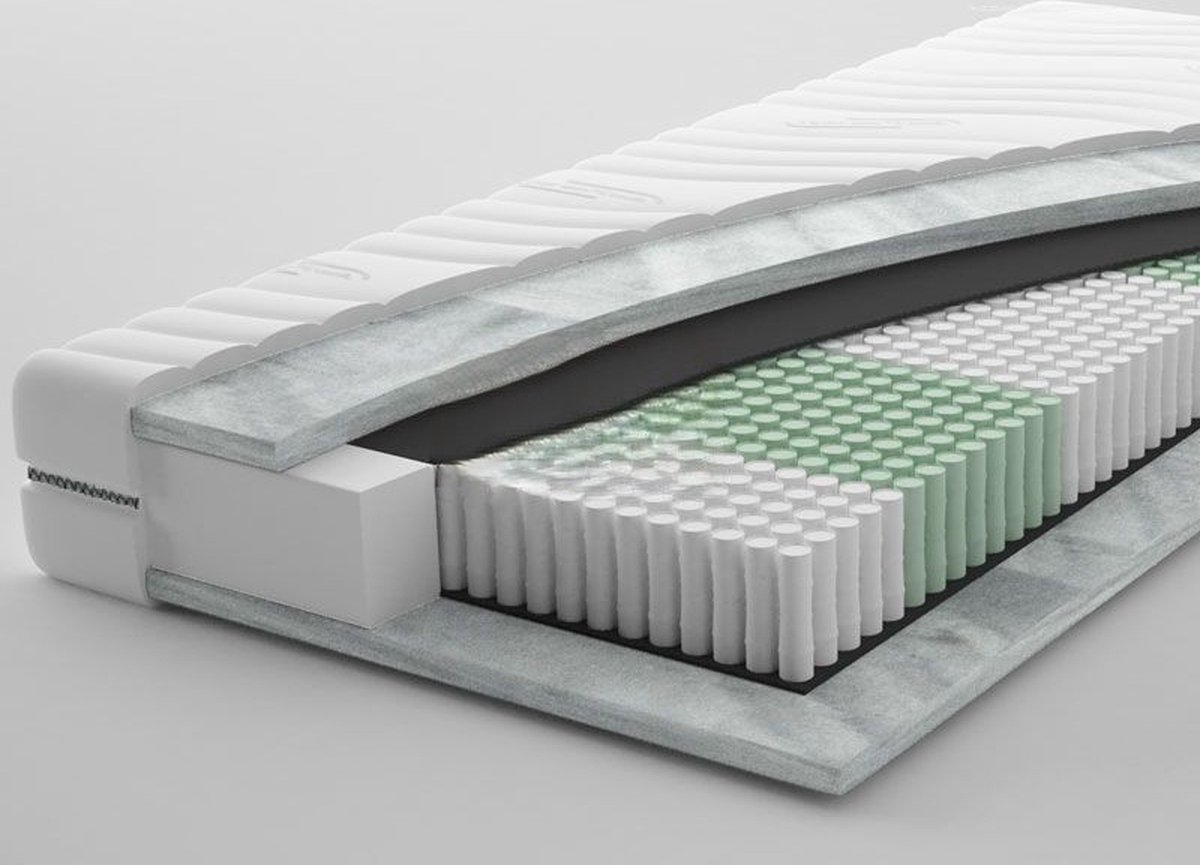 Nora Sleep - Tweepersoons - 180x200 - 21cm dik - Pocketveer matras - Antiallergisch