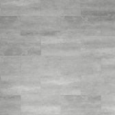 ARTENS - PVC vloer - klikvinyltegels ZLYNKA - vinylvloer - INTENSO - betonlook - grijs - L.61 cm x B.30,5 cm - dikte 4,5 mm - 1,49 m²/ 8 tegels - belastingsklasse 33