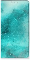 Foto hoesje Google Pixel 7 Smart Cover Painting Blue