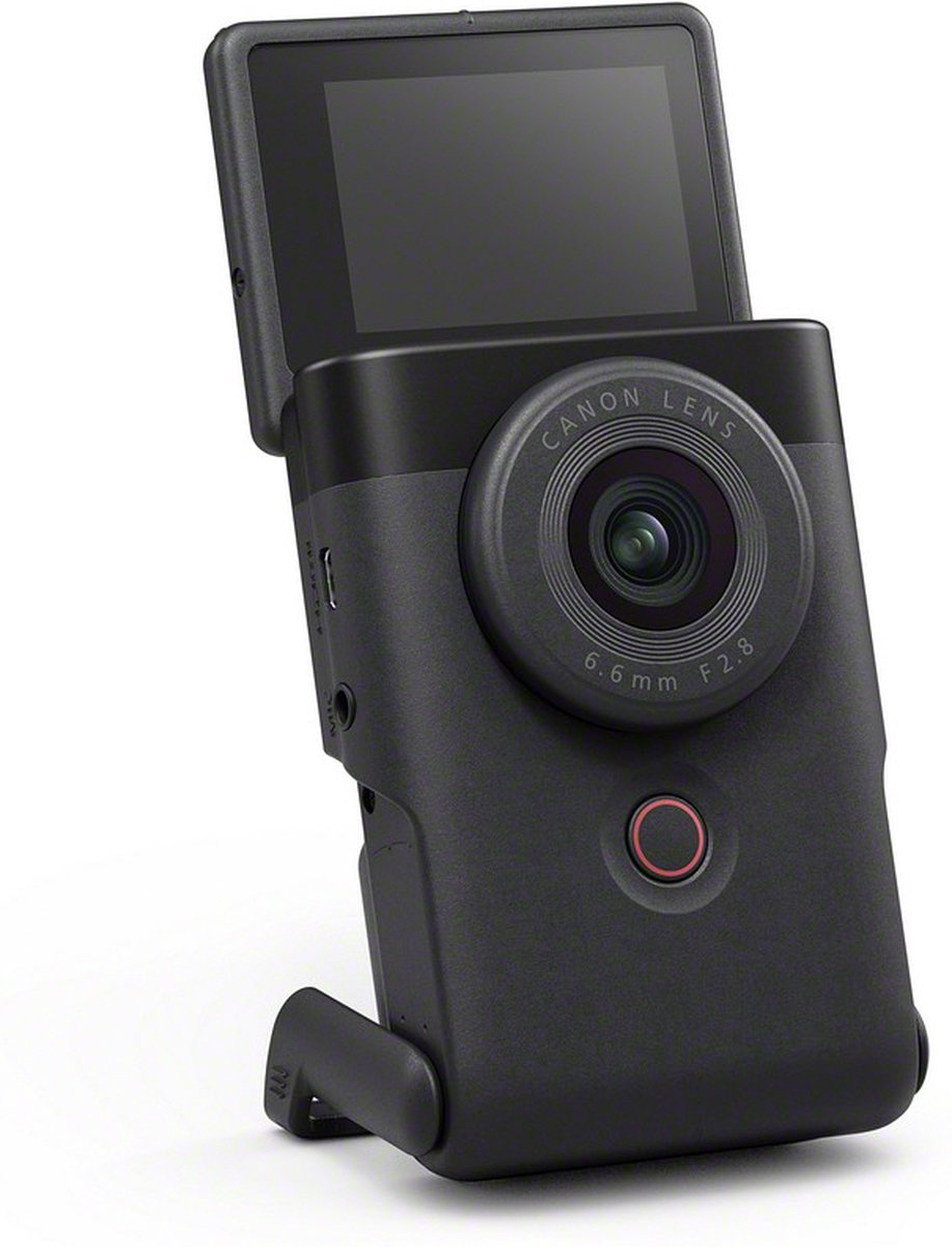 Bol.com Canon PowerShot V10 Black - Advanced Vlogging set - 4K - kantelbaar touchscreen aanbieding