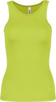 Damessporttop overhemd 'Proact' Lime Green - S