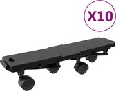 vidaXL-Verhuishondjes-met-4-wielen-10-st-170-kg-polypropeen-zwart