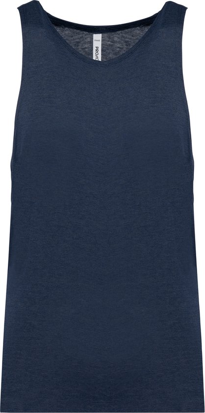 Triblend herentanktop sportshirt 'Proact' Navy Heather - XL