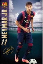 FC Barcelona Poster - Neymar - Multicolor