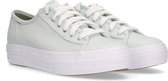 Keds Dames Veterschoenen Triple Kick Iridescent Canvas Surf Spray - Groen - maat 40