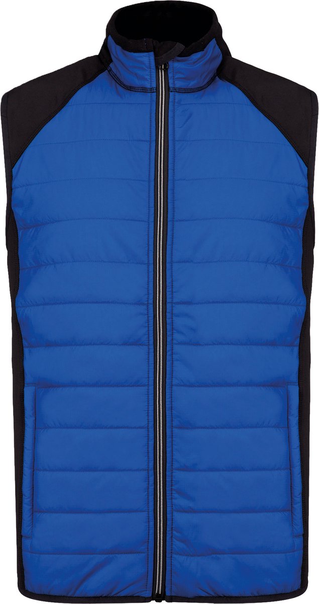 Sportbodywarmer met waterafstotende behandeling ‘Proact’ Royal Zwart