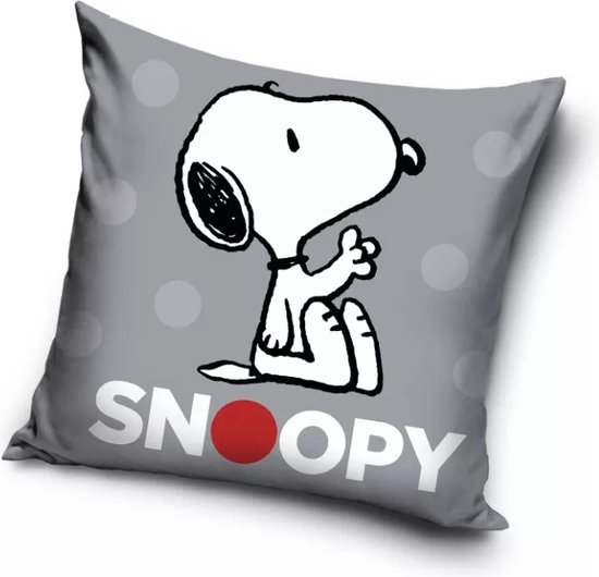 Housse de coussin décorative Snoopy , 40x40 cm, sans rembourrage, 1 pièce