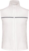 Hardloopgilet visibility vest met meshvoering 'Proact' White - M