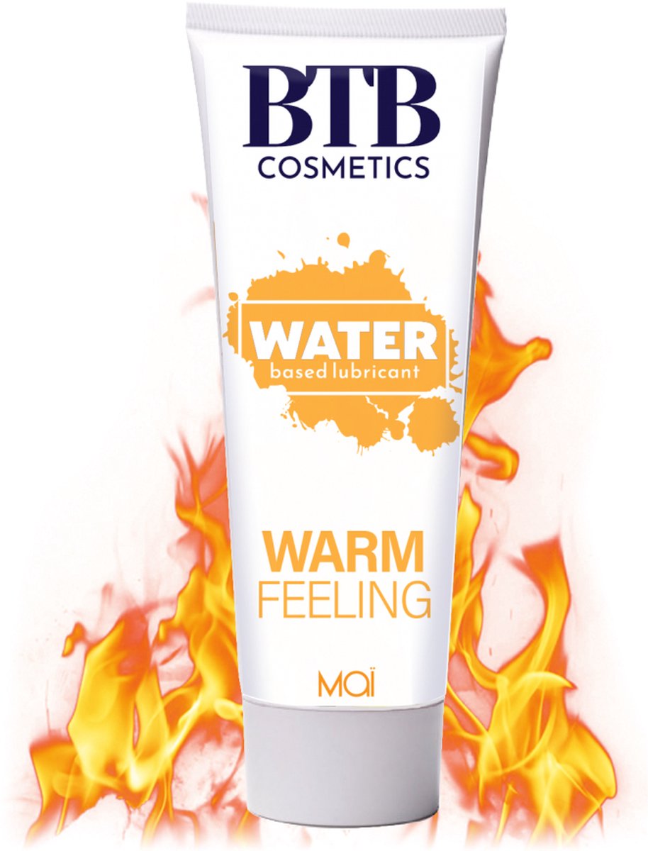 BTB Cosmetics Vegan Warm Feeling Water Based Glijmiddel 100 ML - LT2403