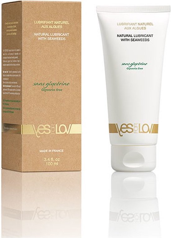Foto: Yesforlov natural glijmiddel met zeewier glycerine vrij 