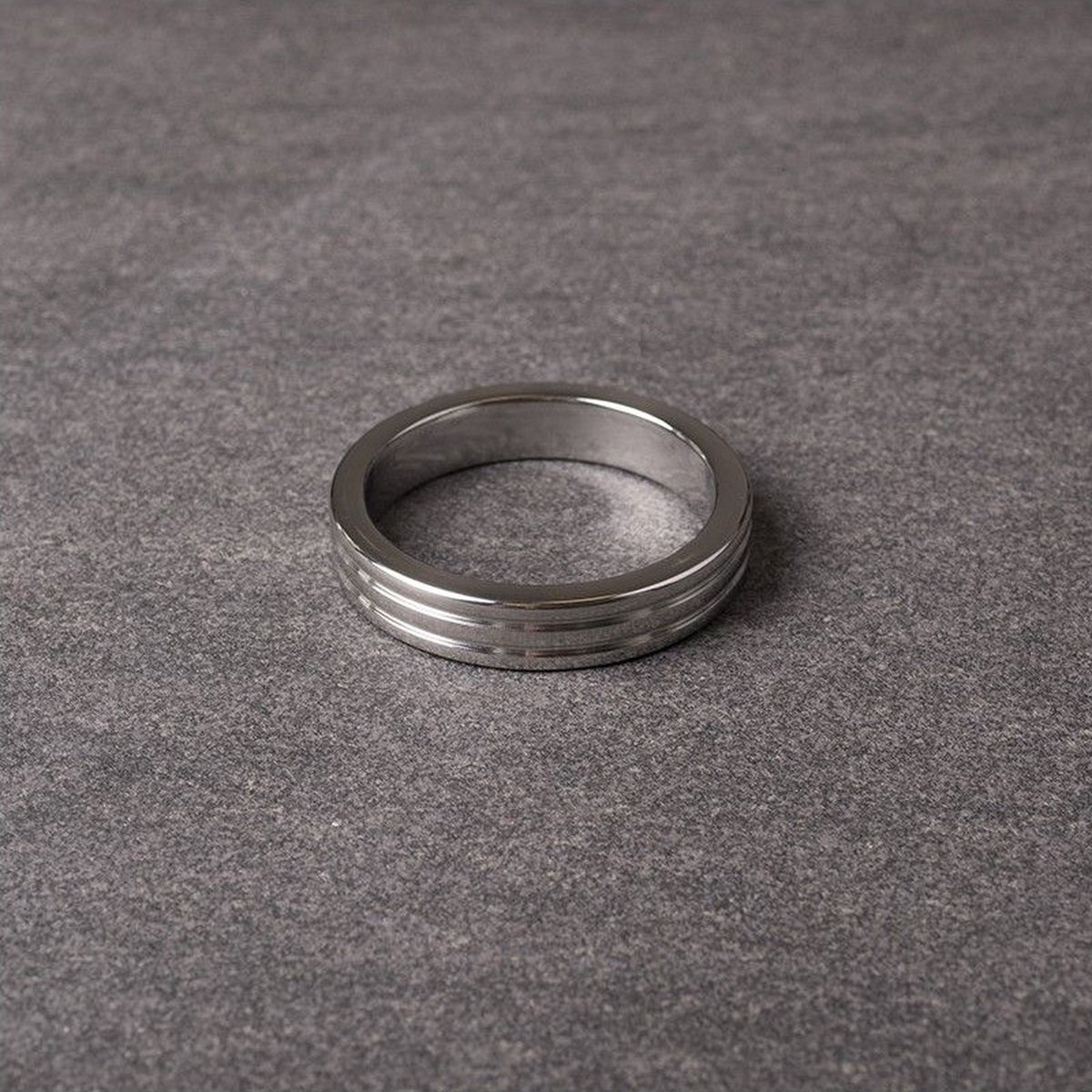 Goedkoopste Cockring met groeven RVS 10 mm Ø 55 mm