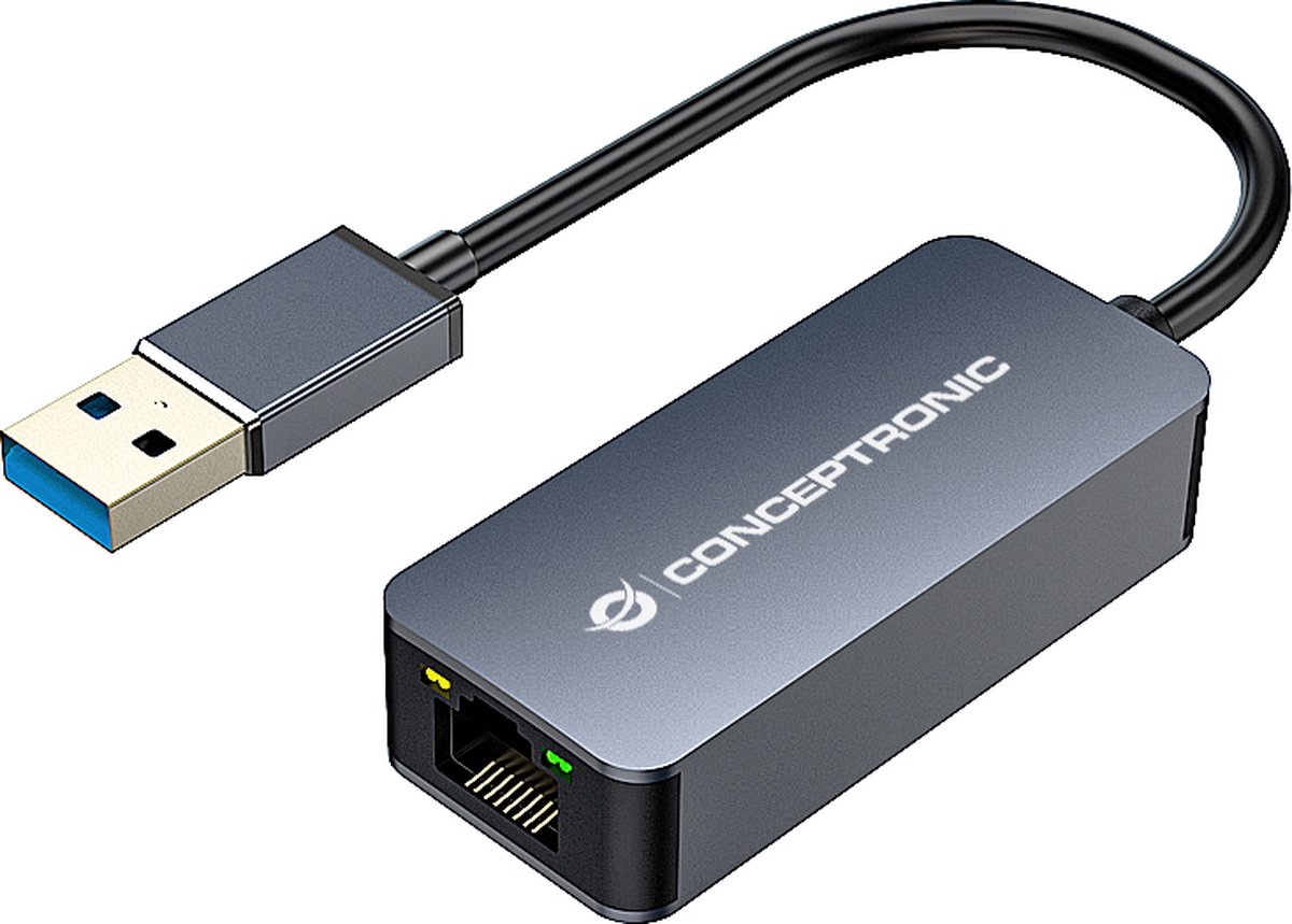 USB naar 2.5GbE netwerkadapter, USB 3.0, Wake-on-LAN, compatibel met Nintendo Switch