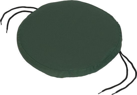 Coussin De Chaise Carré 40x40 Cm Avec Sangles - Mousse Haute Densité - Double Face Antidérapante - Pour Intérieur/extérieur