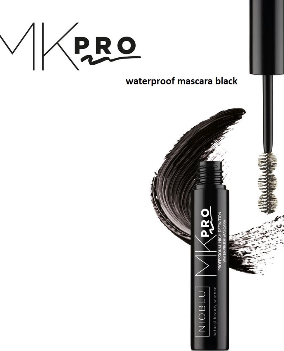 NIOBLU - MKpro- Professional - High - Definition - Waterproof - Mascara