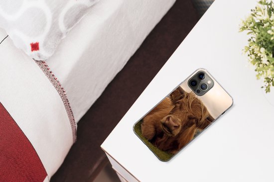 Coque iPhone 13 Pro - Highlander écossais - Animaux - Berg - Siliconen