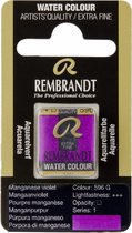 Rembrandt water colour napje Manganese Violet (596)