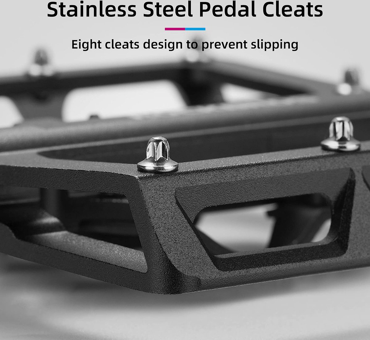 ROCKBROS Fiets Pedalen Aluminium Antislip SPD Pedalen/Platform Pedalen 9/16 voor MTB Racefiets Zwart ROCKBROS Fiets Pedalen Aluminium Antislip SPD Pedalen/Platform Pedalen 9/16 voor MTB Racefiets Zwart