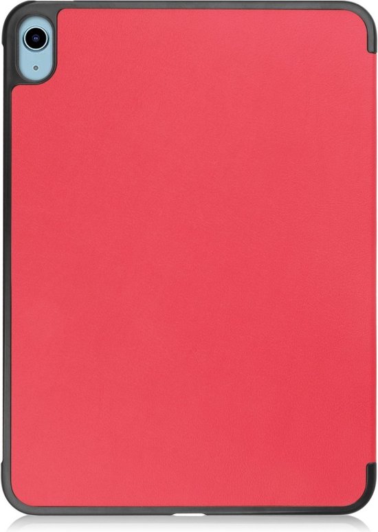 Étui livre à trois volets - Étui pour iPad 10.9 (2022) - Rouge