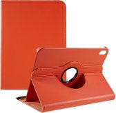 360 Rotating Book Case - Geschikt voor iPad 10.9 (2022) Hoesje - Oranje