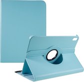 360 Rotating Book Case - Geschikt voor iPad 10.9 (2022) Hoesje - Lichtblauw