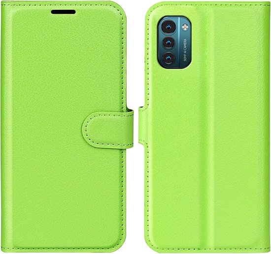 Coverup Hoesje - Geschikt voor Nokia G11 / G21 Hoesje - Coverup Book Case - Groen
