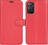 Coverup Book Case - Geschikt voor Xiaomi Redmi Note 11 Pro 5G Hoesje - Rood