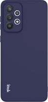 IMAK Slim-Fit TPU Back Cover - Geschikt voor Samsung Galaxy A33 Hoesje - Blauw
