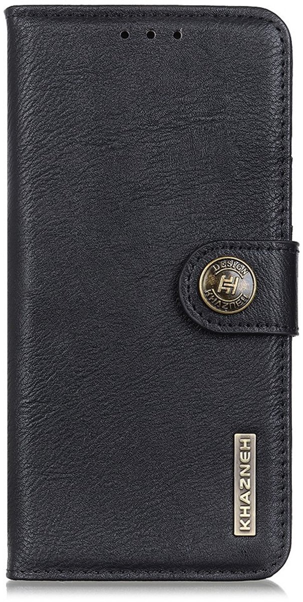 KHAZNEH Hoesje - Geschikt voor Samsung Galaxy S21 Ultra Hoesje - KHAZNEH Classic Book Case - Zwart
