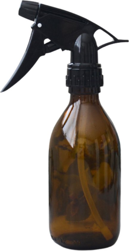 Vaporisateur verre ambré 50 ml spray noir