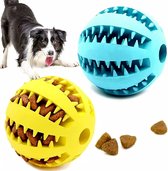 Woefie Hondenbal - Honden speelgoed - Hondenspeeltjes - Hondenbal - Hondenspeelgoed - Honden Speelgoed Intelligentie - Honden Bal - Snackbal Hond - Kauwspeelgoed Hond - Gratis E-Boek -Groen - 5 Cm