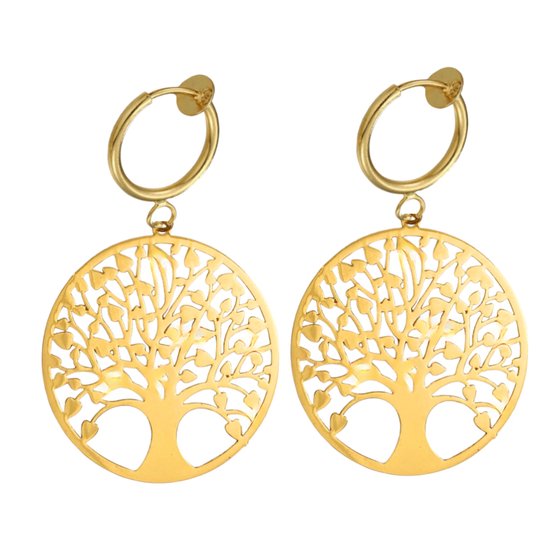 JO WISDOM Vrouwen levensboom Ketting,925 Sterling Zilveren Familie Boom van het Leven Geboortesteen Hanger van de Munt met 3A Kubieke Zirkonia (April