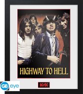 Art Print AC/DC Highway to Hell 30x40 cm (inclusief kader)